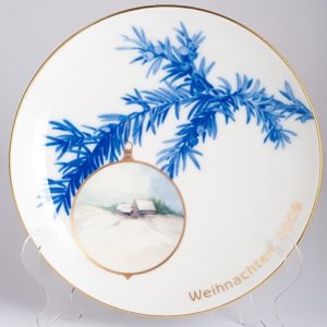 Защищено: Фарфоровая тарелка декоративная  KPM (Берлин)
