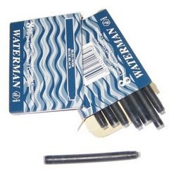 Чернила в картридже З/ч. Waterman Ink cartridge Standard Blue/Dark (в упаковке 8 картриджей)