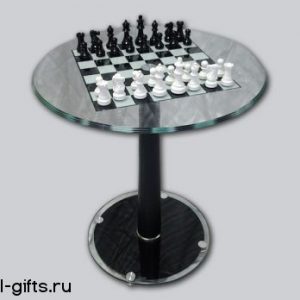 Стол шахматный с фигурами d 54 см
