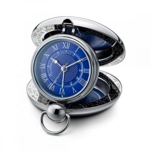 Часы дорожные DALVEY , модель «Voyager» с   синим циферблатом