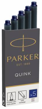 Картридж Parker Quink Ink Z11 синие чернила для ручек перьевых (5шт)