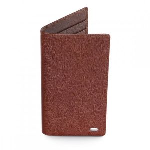 Бумажник  в карман жилета Dalvey, вертикальный, супертонкий коричневый